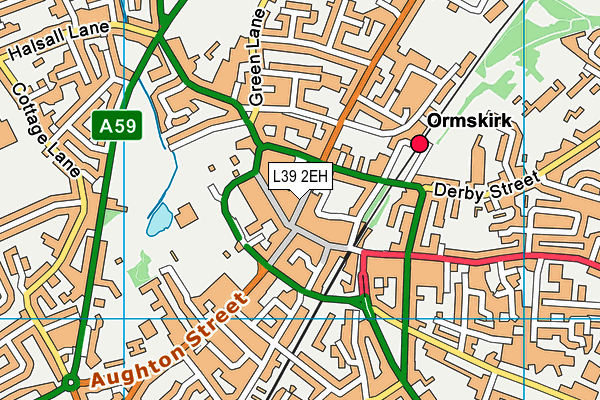 L39 2EH map - OS VectorMap District (Ordnance Survey) L39 2EH map - OS VectorMap District (Ordnance Survey)