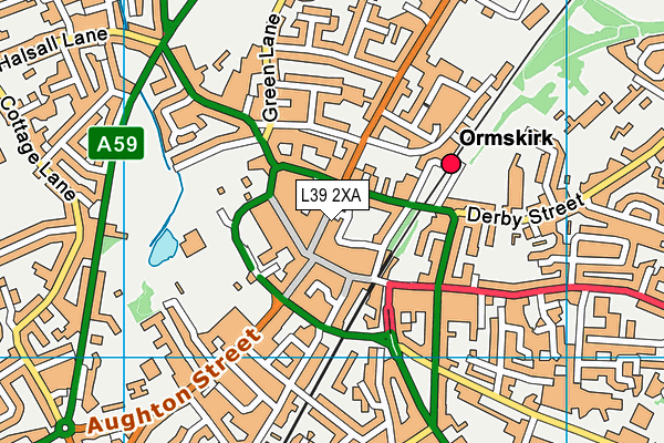 L39 2XA map - OS VectorMap District (Ordnance Survey) L39 2XA map - OS VectorMap District (Ordnance Survey)