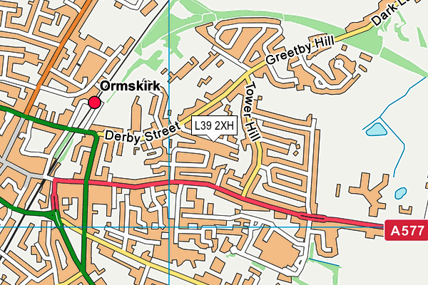 L39 2XH map - OS VectorMap District (Ordnance Survey) L39 2XH map - OS VectorMap District (Ordnance Survey)