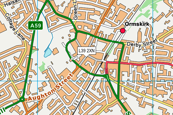 L39 2XN map - OS VectorMap District (Ordnance Survey) L39 2XN map - OS VectorMap District (Ordnance Survey)
