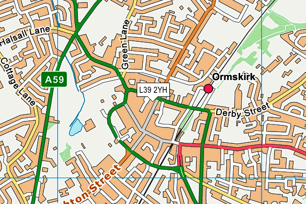 L39 2YH map - OS VectorMap District (Ordnance Survey) L39 2YH map - OS VectorMap District (Ordnance Survey)