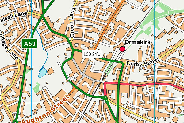 L39 2YU map - OS VectorMap District (Ordnance Survey) L39 2YU map - OS VectorMap District (Ordnance Survey)