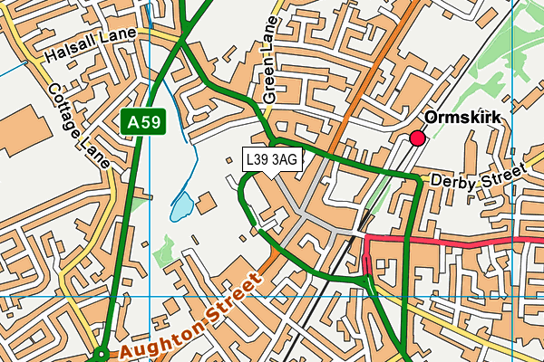 L39 3AG map - OS VectorMap District (Ordnance Survey) L39 3AG map - OS VectorMap District (Ordnance Survey)