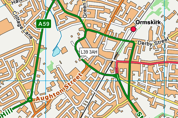 L39 3AH map - OS VectorMap District (Ordnance Survey) L39 3AH map - OS VectorMap District (Ordnance Survey)