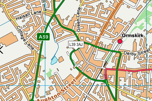 L39 3AJ map - OS VectorMap District (Ordnance Survey) L39 3AJ map - OS VectorMap District (Ordnance Survey)