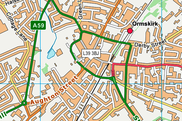 L39 3BJ map - OS VectorMap District (Ordnance Survey) L39 3BJ map - OS VectorMap District (Ordnance Survey)