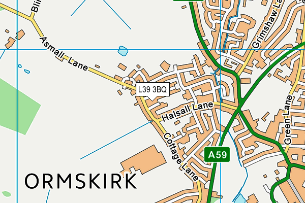 L39 3BQ map - OS VectorMap District (Ordnance Survey) L39 3BQ map - OS VectorMap District (Ordnance Survey)