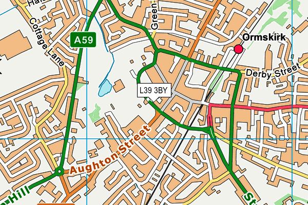 L39 3BY map - OS VectorMap District (Ordnance Survey) L39 3BY map - OS VectorMap District (Ordnance Survey)
