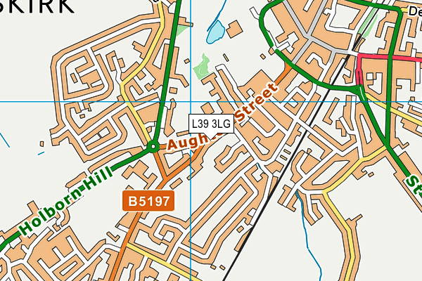 L39 3LG map - OS VectorMap District (Ordnance Survey) L39 3LG map - OS VectorMap District (Ordnance Survey)