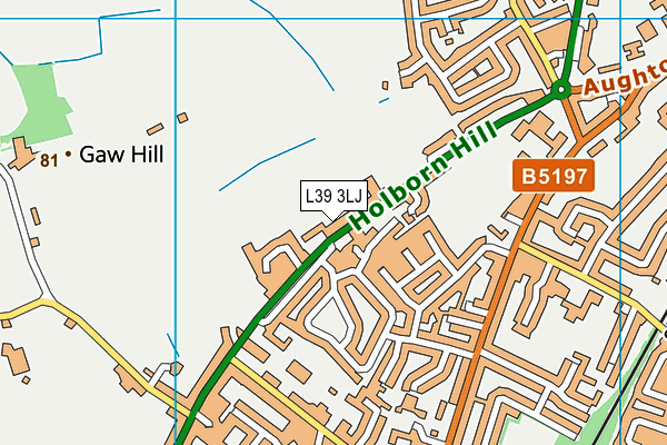 L39 3LJ map - OS VectorMap District (Ordnance Survey) L39 3LJ map - OS VectorMap District (Ordnance Survey)
