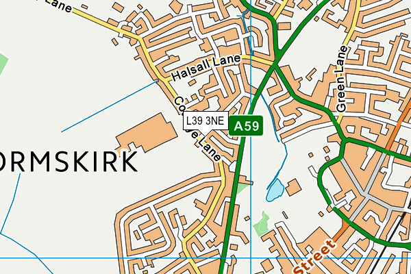 L39 3NE map - OS VectorMap District (Ordnance Survey) L39 3NE map - OS VectorMap District (Ordnance Survey)