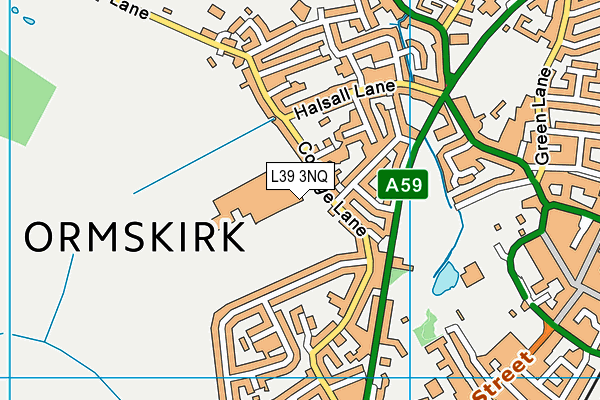 L39 3NQ map - OS VectorMap District (Ordnance Survey) L39 3NQ map - OS VectorMap District (Ordnance Survey)