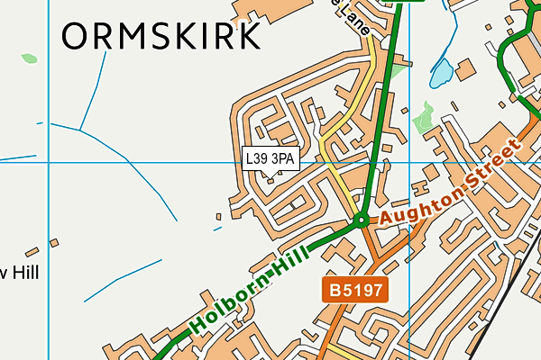 L39 3PA map - OS VectorMap District (Ordnance Survey) L39 3PA map - OS VectorMap District (Ordnance Survey)