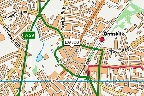 L39 3QG map - OS VectorMap District (Ordnance Survey) L39 3QG map - OS VectorMap District (Ordnance Survey)