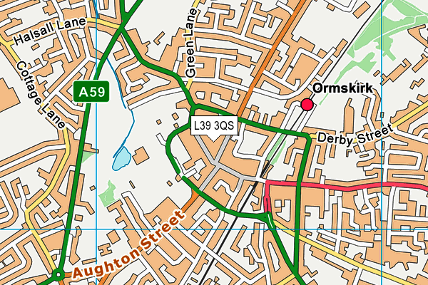 L39 3QS map - OS VectorMap District (Ordnance Survey) L39 3QS map - OS VectorMap District (Ordnance Survey)