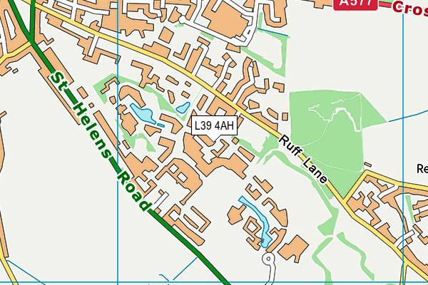L39 4AH map - OS VectorMap District (Ordnance Survey) L39 4AH map - OS VectorMap District (Ordnance Survey)