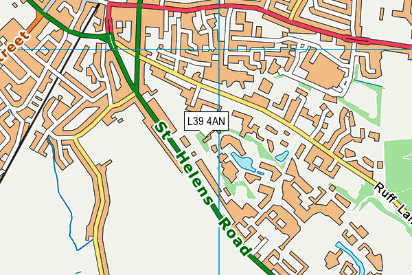 L39 4AN map - OS VectorMap District (Ordnance Survey) L39 4AN map - OS VectorMap District (Ordnance Survey)