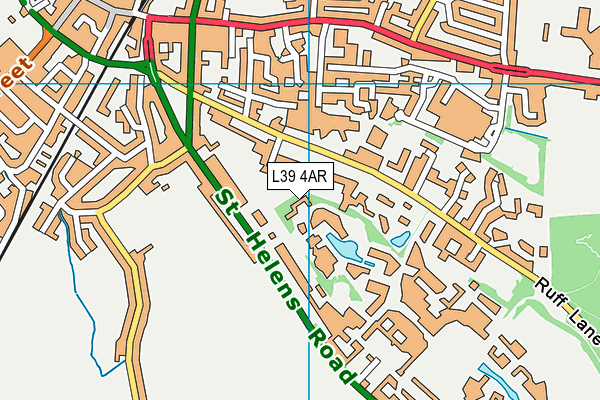 L39 4AR map - OS VectorMap District (Ordnance Survey) L39 4AR map - OS VectorMap District (Ordnance Survey)