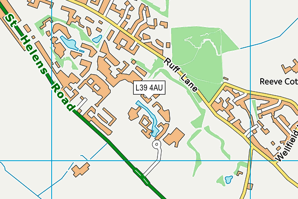 L39 4AU map - OS VectorMap District (Ordnance Survey) L39 4AU map - OS VectorMap District (Ordnance Survey)