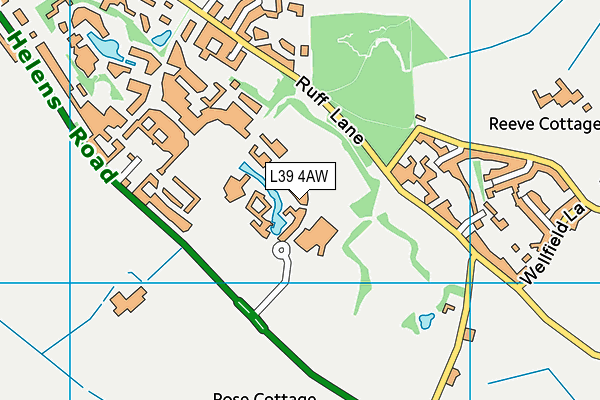 L39 4AW map - OS VectorMap District (Ordnance Survey) L39 4AW map - OS VectorMap District (Ordnance Survey)