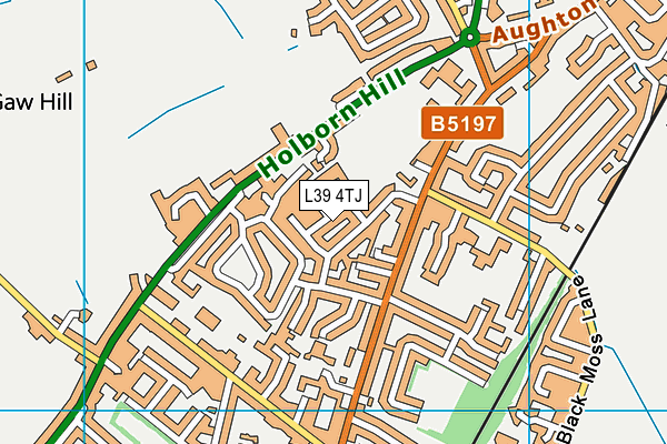 L39 4TJ map - OS VectorMap District (Ordnance Survey) L39 4TJ map - OS VectorMap District (Ordnance Survey)
