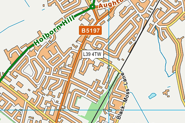 L39 4TW map - OS VectorMap District (Ordnance Survey) L39 4TW map - OS VectorMap District (Ordnance Survey)