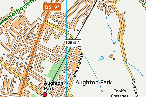 L39 4UA map - OS VectorMap District (Ordnance Survey) L39 4UA map - OS VectorMap District (Ordnance Survey)