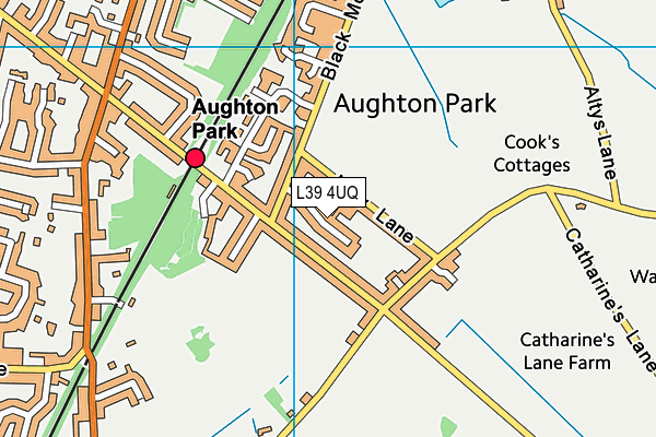 L39 4UQ map - OS VectorMap District (Ordnance Survey) L39 4UQ map - OS VectorMap District (Ordnance Survey)