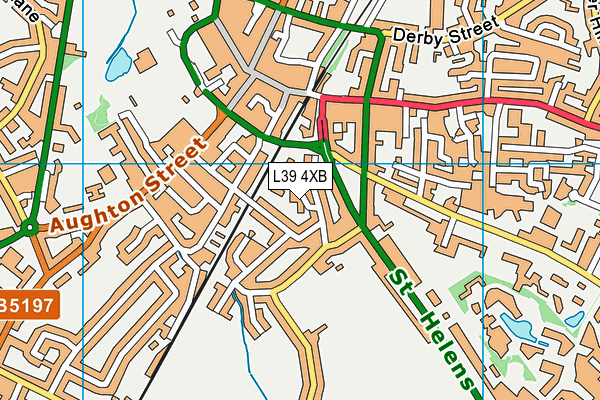 L39 4XB map - OS VectorMap District (Ordnance Survey) L39 4XB map - OS VectorMap District (Ordnance Survey)
