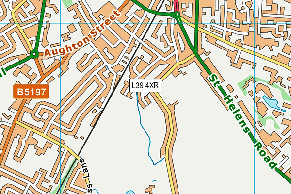 L39 4XR map - OS VectorMap District (Ordnance Survey) L39 4XR map - OS VectorMap District (Ordnance Survey)