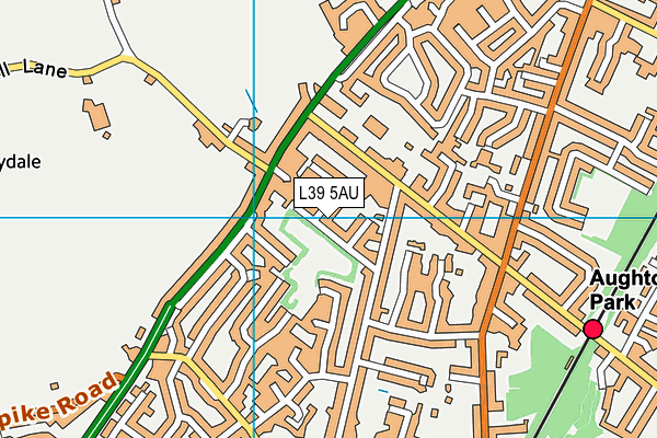 L39 5AU map - OS VectorMap District (Ordnance Survey) L39 5AU map - OS VectorMap District (Ordnance Survey)