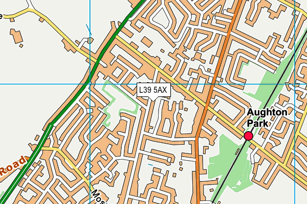 L39 5AX map - OS VectorMap District (Ordnance Survey) L39 5AX map - OS VectorMap District (Ordnance Survey)
