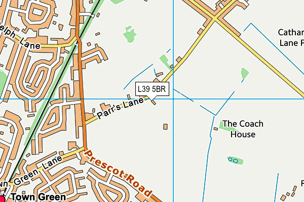 L39 5BR map - OS VectorMap District (Ordnance Survey) L39 5BR map - OS VectorMap District (Ordnance Survey)