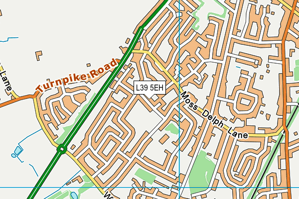 L39 5EH map - OS VectorMap District (Ordnance Survey)