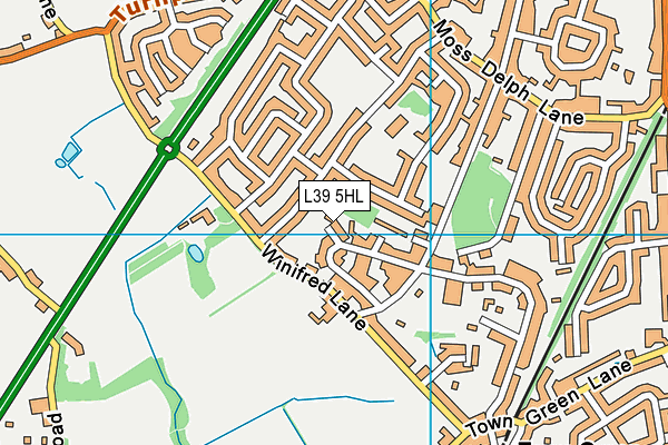 L39 5HL map - OS VectorMap District (Ordnance Survey) L39 5HL map - OS VectorMap District (Ordnance Survey)