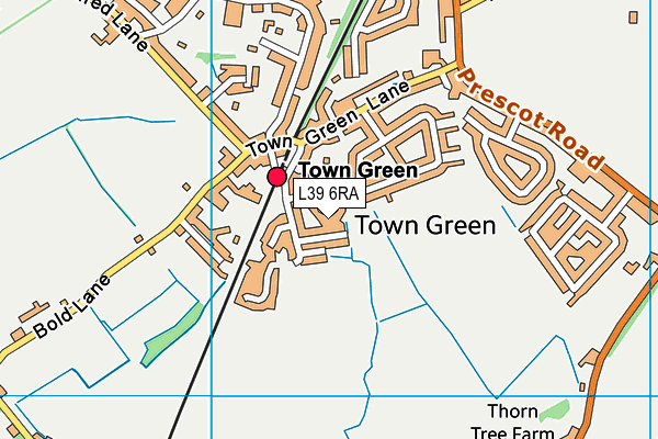 L39 6RA map - OS VectorMap District (Ordnance Survey) L39 6RA map - OS VectorMap District (Ordnance Survey)