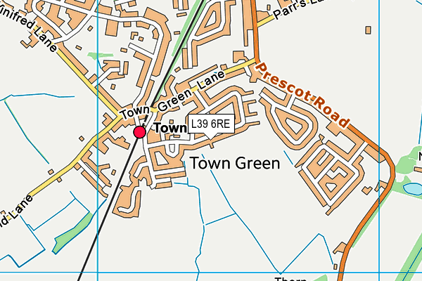 L39 6RE map - OS VectorMap District (Ordnance Survey) L39 6RE map - OS VectorMap District (Ordnance Survey)
