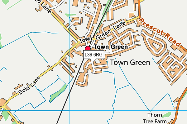 L39 6RG map - OS VectorMap District (Ordnance Survey) L39 6RG map - OS VectorMap District (Ordnance Survey)