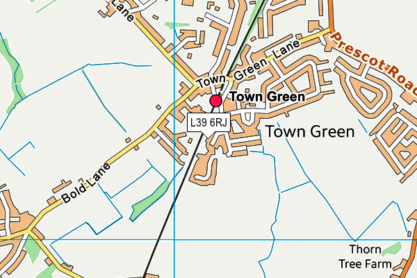 L39 6RJ map - OS VectorMap District (Ordnance Survey) L39 6RJ map - OS VectorMap District (Ordnance Survey)