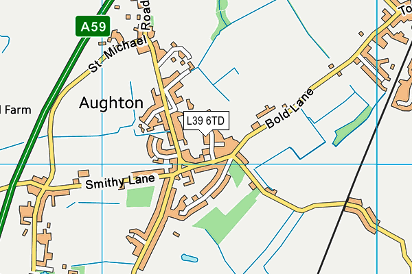 L39 6TD map - OS VectorMap District (Ordnance Survey) L39 6TD map - OS VectorMap District (Ordnance Survey)