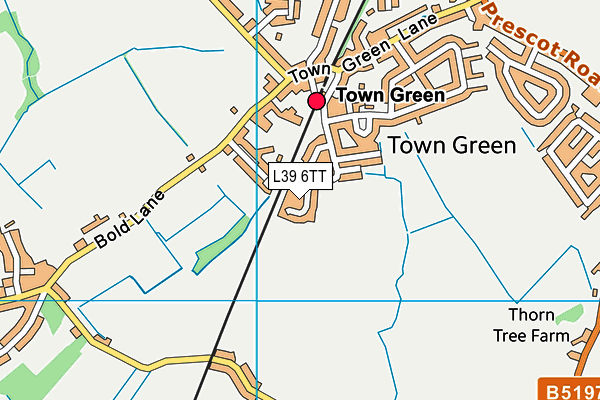 L39 6TT map - OS VectorMap District (Ordnance Survey) L39 6TT map - OS VectorMap District (Ordnance Survey)