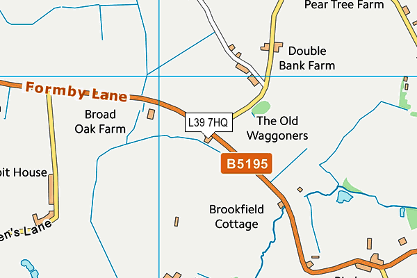 L39 7HQ map - OS VectorMap District (Ordnance Survey) L39 7HQ map - OS VectorMap District (Ordnance Survey)
