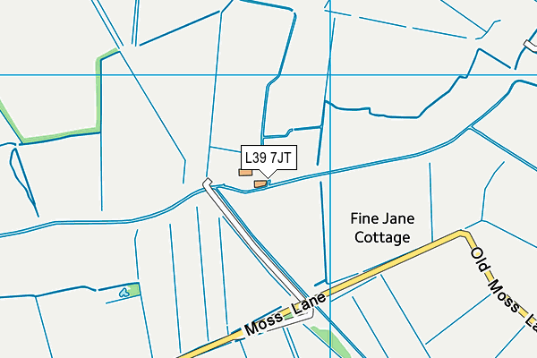 L39 7JT map - OS VectorMap District (Ordnance Survey) L39 7JT map - OS VectorMap District (Ordnance Survey)