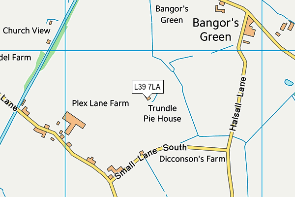 L39 7LA map - OS VectorMap District (Ordnance Survey) L39 7LA map - OS VectorMap District (Ordnance Survey)