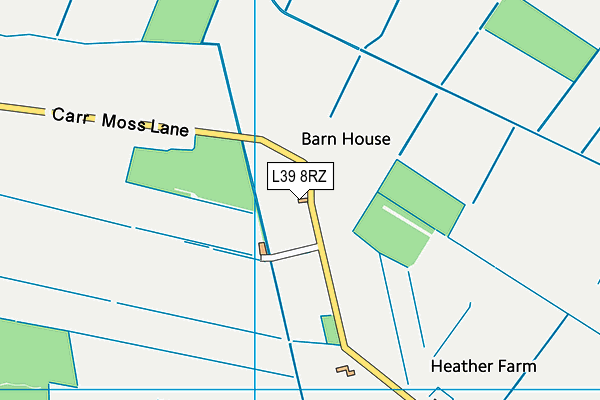L39 8RZ map - OS VectorMap District (Ordnance Survey) L39 8RZ map - OS VectorMap District (Ordnance Survey)