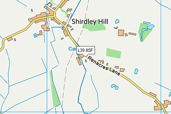 L39 8SF map - OS VectorMap District (Ordnance Survey) L39 8SF map - OS VectorMap District (Ordnance Survey)