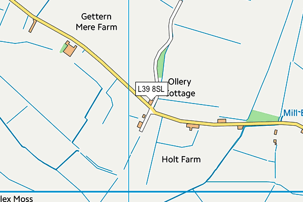 L39 8SL map - OS VectorMap District (Ordnance Survey) L39 8SL map - OS VectorMap District (Ordnance Survey)