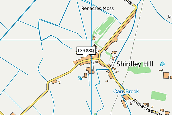 L39 8SQ map - OS VectorMap District (Ordnance Survey) L39 8SQ map - OS VectorMap District (Ordnance Survey)