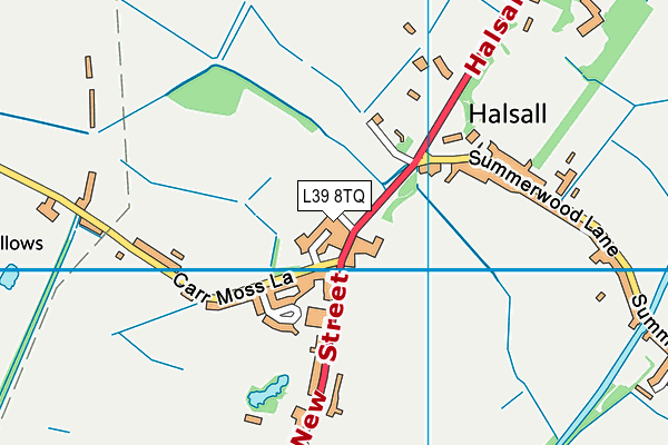 L39 8TQ map - OS VectorMap District (Ordnance Survey) L39 8TQ map - OS VectorMap District (Ordnance Survey)