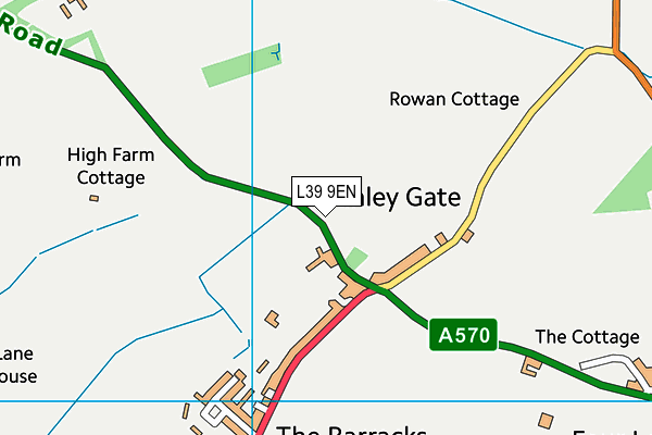 L39 9EN map - OS VectorMap District (Ordnance Survey) L39 9EN map - OS VectorMap District (Ordnance Survey)